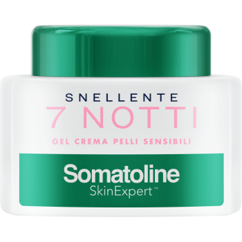 somatoline skin expert snellente 7 notti natural gel crema pelli sensibili 400ml